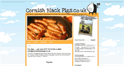 Desktop Screenshot of cornishblackpigs.co.uk